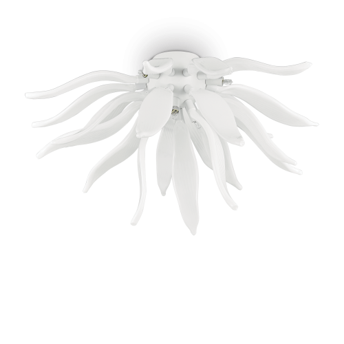 IDEAL LUX - Плафон  LEAVES PL6  Bianco 112299