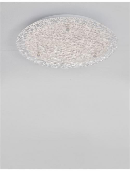 NOVA LUCE - Плафон WING 9624222 LED 40 W, 2400Lm, 3000K, IP20, D: 53 H: 9 cm