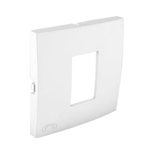 EFAPEL - Face plate for Telephone port WHITE 90712 TBR LOGUS 90