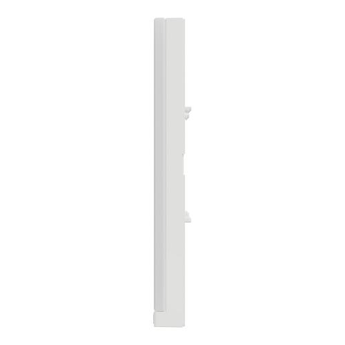SCHNEIDER ELECTRIC - NU610385 декоративна рамка тримодулна бяло стъкло Unica Pure
