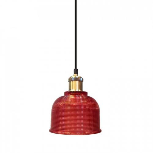V-TAC - Стъклен Пендел Червен Ф145 SKU: 3731 VT-7150