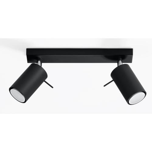 SOLLUX - Plafond RING 2 SL.0092 black