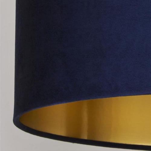 SEARCHLIGHT - Абажур   31040AZ   Navy Velvet⚡1 х HALOGEN 60W⚡ B22 E14 E27
