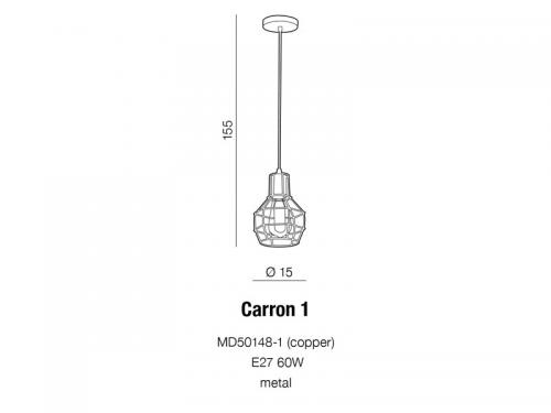 AZZARDO - Пендел CARRON 1 MD50148-1 / AZ1659