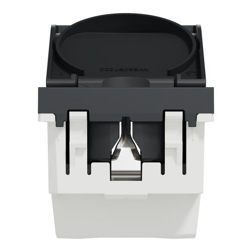SCHNEIDER ELECTRIC - NU303754TA Контакт шуко с ДЗ+ капак 2P+E 16A, антрацит