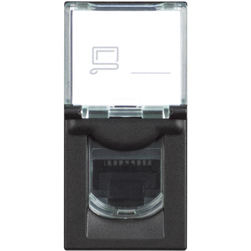 BTICINO - RG4258RJ11 RJ11 connector type K10 - 1 module - black