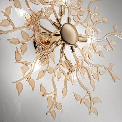 IDEAL LUX - Плафон  SPRING PL5  Ambra  114606