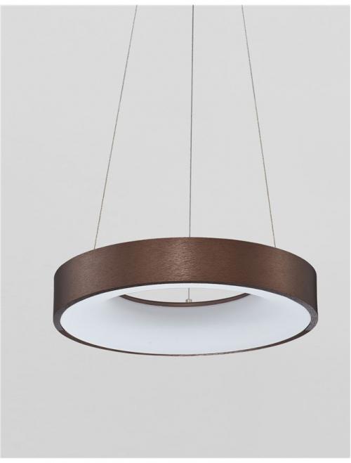 NOVA LUCE - Пендел RANDO THIN 9453433 LED 30W, 1950Lm, 3000K, IP20 D: 38 H: 120 cm