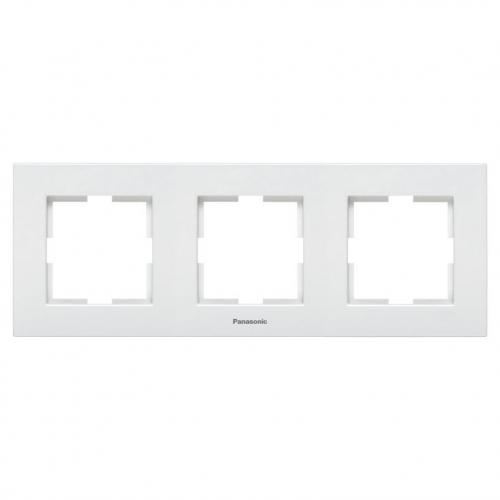 PANASONIC - 3 Gang Frame Horizontal WKTF08032WH‐EU1