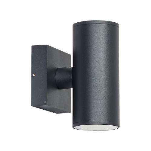 PREZENT - Фасадно градинско тяло цилиндър 39033 RETO 2xGU10 /35W, IP54,черно