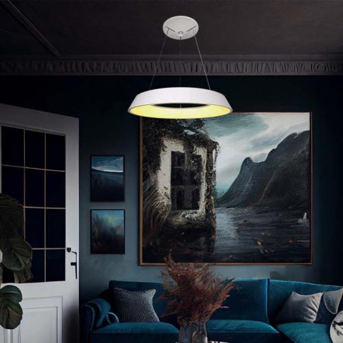 V-TAC - LED Пендел 48W Висящ Димиращ Бял 4000K SKU 6904 VT-7755