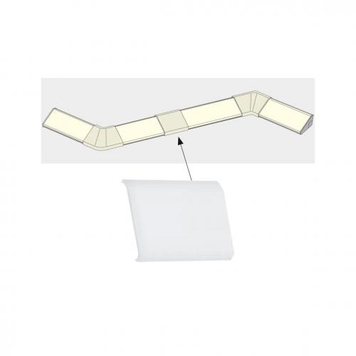 PAULMANN - 70263  LED Strip Profile Delta Connector Cover Pack of 4✴Satin