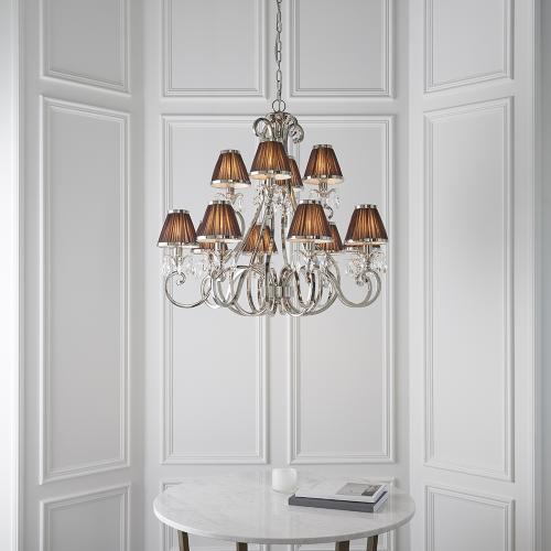 INTERIORS 1900 - Полилей OKSANA nickel  63509  E14, 12X40W