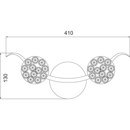 ACA LIGHTING - wall luminaire  AD20120032B 2XG9