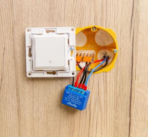 SHELLY - Микромодул Smart реле 1х On/Off 8A изисква неутрала Shelly Plus 1 Mini - 265659