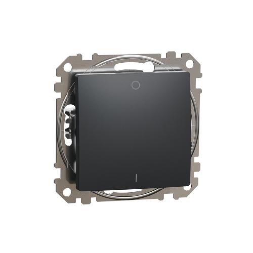 SCHNEIDER ELECTRIC - SDD114102 Sedna Design & Elements - 2pole switch - 10AX 250V without frame antracite