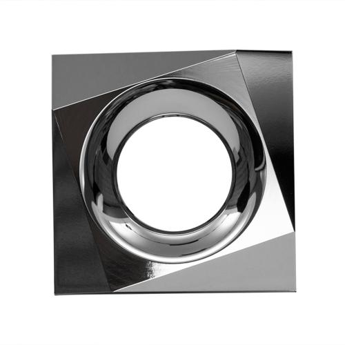 ULTRALUX - LVSSMR16CH Луна за вграждане, квадрат, стационарна, хром, невлагозащитена