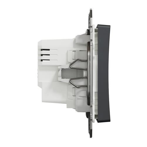 SCHNEIDER ELECTRIC - SDD114508 Sedna Design & Elements, таймер за обратно броене. 10А, антрацит
