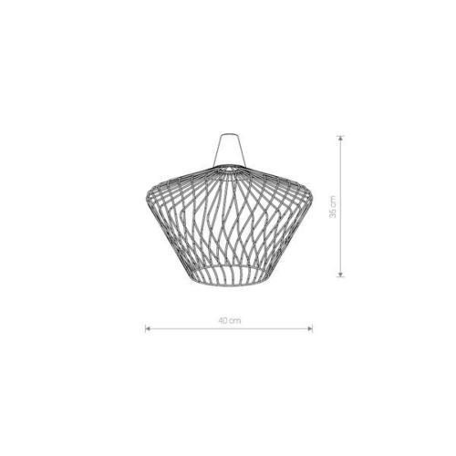NOWODVORSKI - Lampshade 8606 CAMELEON WAVE S WH