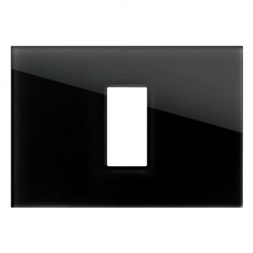 TEM - OG13GDM Frame 1/3M, color Black glass, Modul Edge