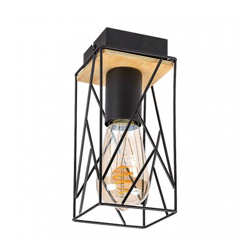 RABALUX - Ceiling lamp BLACK BOIRE 71021 E27 1X40W 