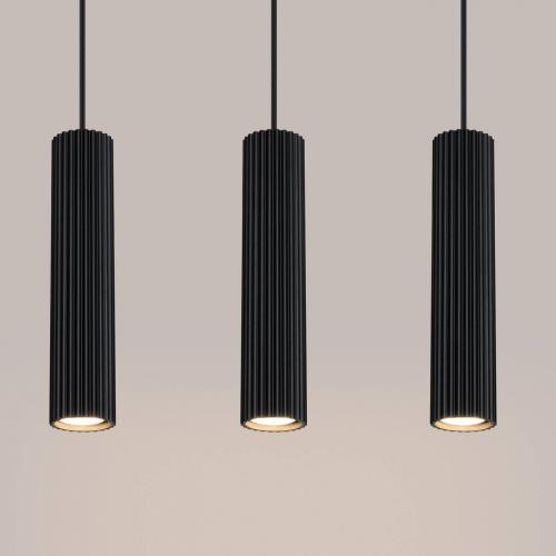 SOLLUX - Пендел черен KARBON 3L SL.1575 3xGU10 3x10W IP20