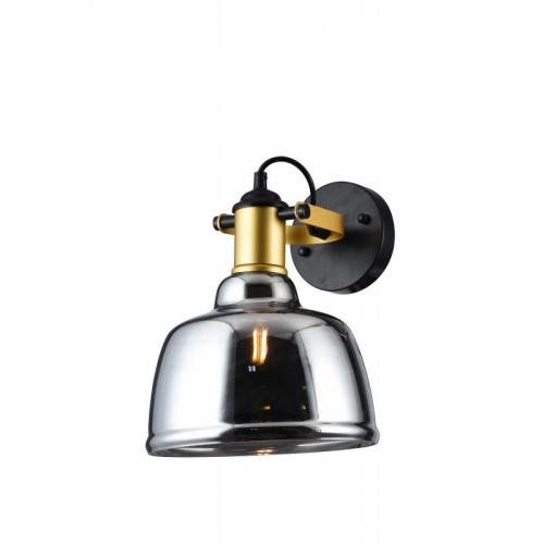 GTV Lighting - LED Аплик MUSCARI 4833 E27 10W IP20 черен OS-MUSC-10-DEC