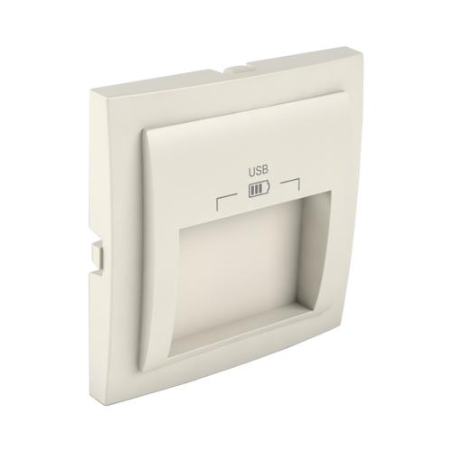 EFAPEL - Face plate for Dual USB port IVORY 90673 TMF LOGUS 90