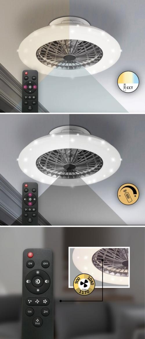 RABALUX - Ceiling fan with a light DALFON LED 30W  3000-6500K 6859