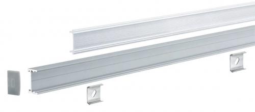 PAULMANN - 70809  LED strip profile square 1m✴aluminum/satin