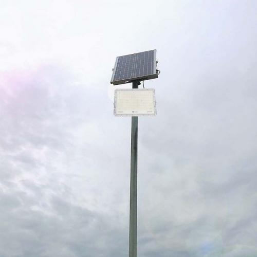 V-TAC - 30W LED Соларен Прожектор 6400K Сменяема Батерия Бяло Тяло SKU: 7847