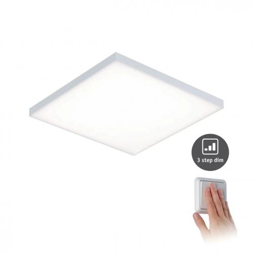 PAULMANN - 79821  LED Panel 3-Step-Dim Velora square 295x295mm◼17W◼1600lm◼3000K◼dimmable✴White matt