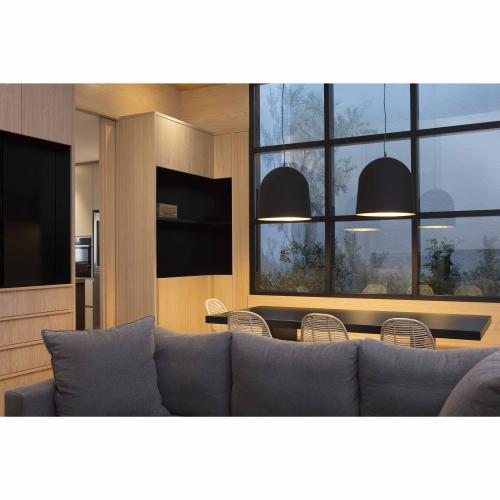 FARO - CRATER Black pendant lamp Ref.68461