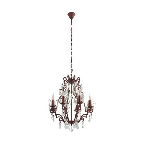 EGLO - pendant luminaire 49737 WEST FENTON E14, 8X25W