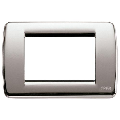 VIMAR - 16753.34 - IDEA Rondò Рамка 3М италиански стандарт Brushed nickel