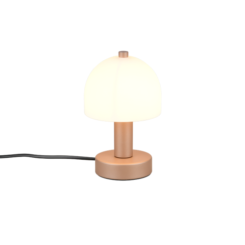 TRIO - Нощна лампа Ø12 h19cm GLENN R51961065 1x E14 10W кафе