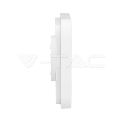 V-TAC - 48W LED Dome Light Square White Frame 4000K IP44 SKU: 76311