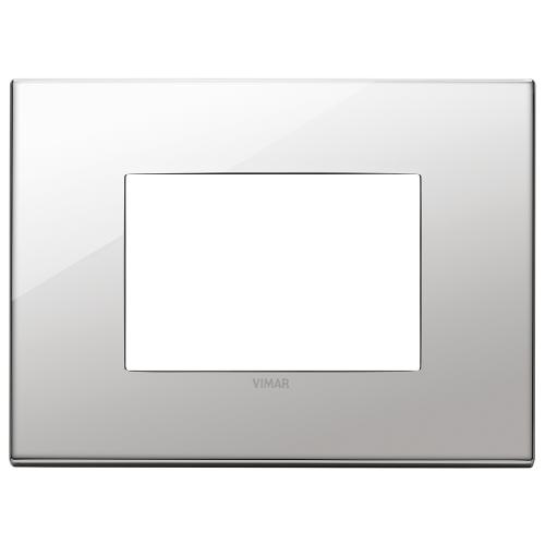 VIMAR - 22653.81 - Plate 3M metal nickel