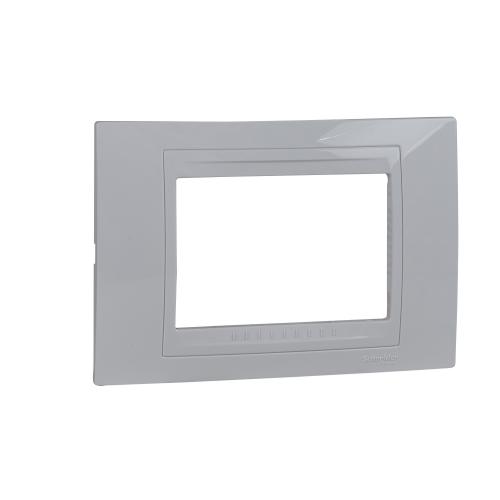 SCHNEIDER ELECTRIC - MGU4.103.18 Unica Allegro - cover frame - 3 modules - white
