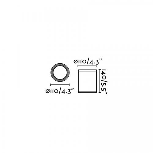 FARO - LED Луна за външен монтаж влагозашитена IP44 TASA 70806