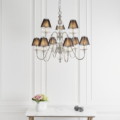 INTERIORS 1900 - Полилей   TILBURG nickel 63719 E14, 9x40W