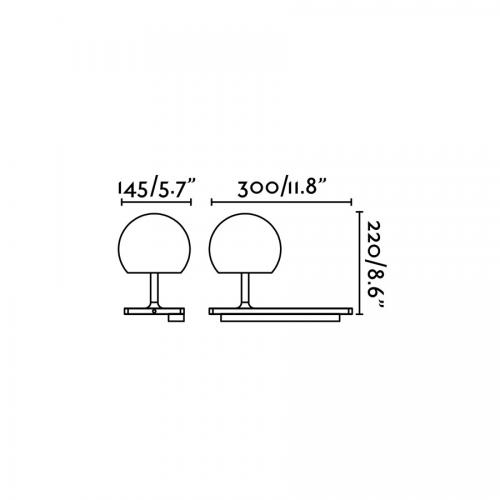 FARO - NIKO LED Right white wall lamp Ref.01009