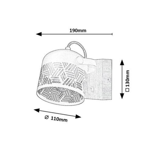 RABALUX - Spotlight Rotem 3298 E14 1X MAX 40W