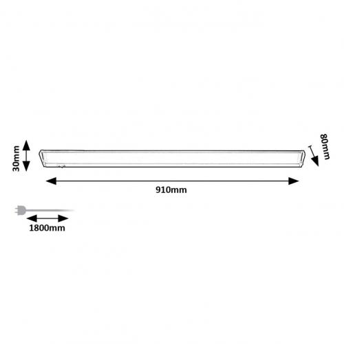 RABALUX - LED cabinet light  EASYLIGHT2 15W 1150lm IP20 78061