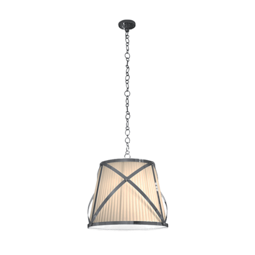 ELMARK - ELIZABETH PENDANT 1xE27 NICKEL 955ELIZABETH1/NI