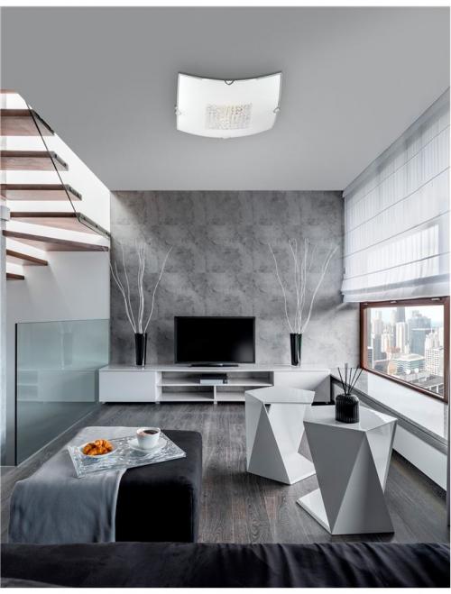 NOVA LUCE - ceiling luminaire THELTA 83102401 E27, 2x60W, L:30, H:10cm