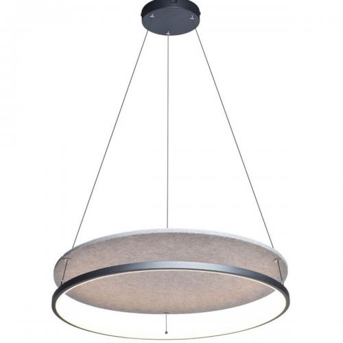 RABALUX - LED Пендел  72032  FARENZO ⚡ LED 40W ⚡ 2000lm ⚡ 3000/4000К ⚡ 230V ⚡ IP20 ✴ Черен/Сив