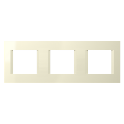 TEM - OL26IW Frame 2+2+2M, color Ivory gloss, Modul