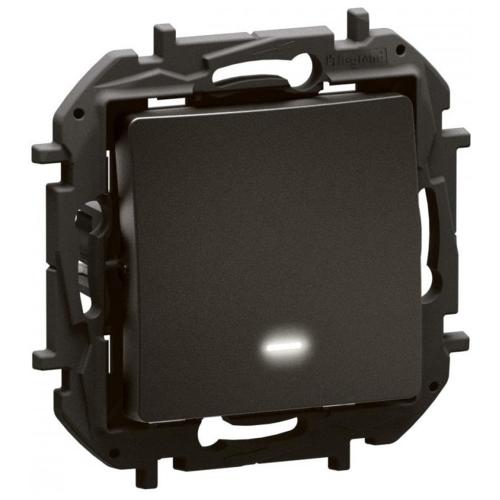 LEGRAND - Button with backlight Black Niloe New NP2315BK
