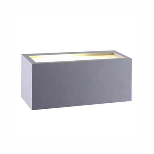 ACA LIGHTING - Градински аплик за фасада IP54 E27 18W сив HI5701